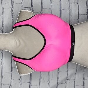 Victoria’s Secret Sports Bra size 38DD, pink & black
